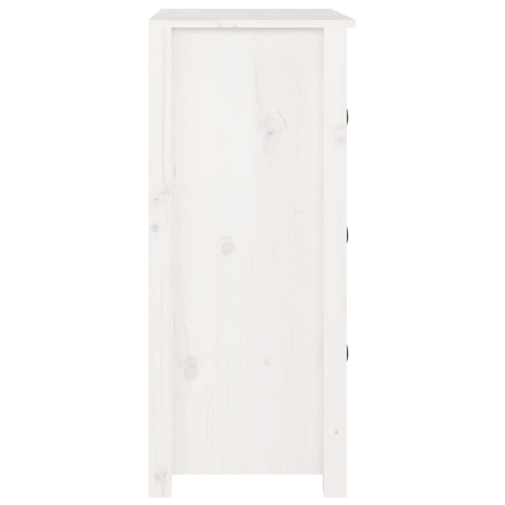 Skænk 70x35x80 Cm Massivt Fyrretræ