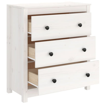 Skænk 70x35x80 Cm Massivt Fyrretræ
