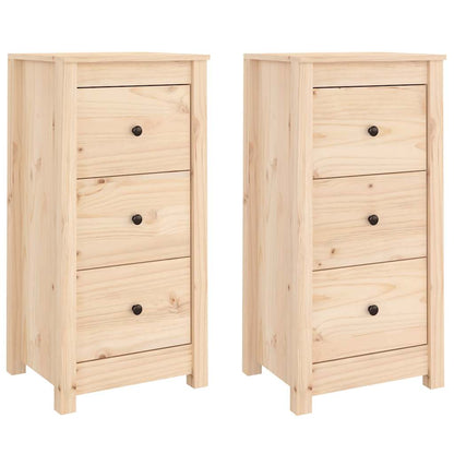 Skænk 40x35x80 Cm Massivt Fyrretræ