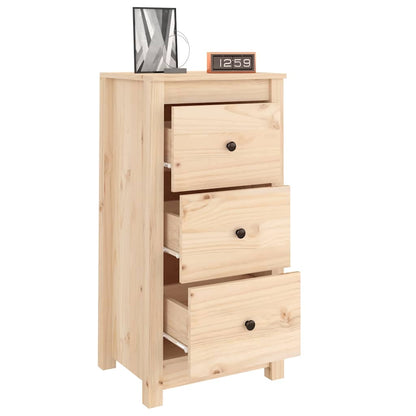 Skænk 40x35x80 Cm Massivt Fyrretræ