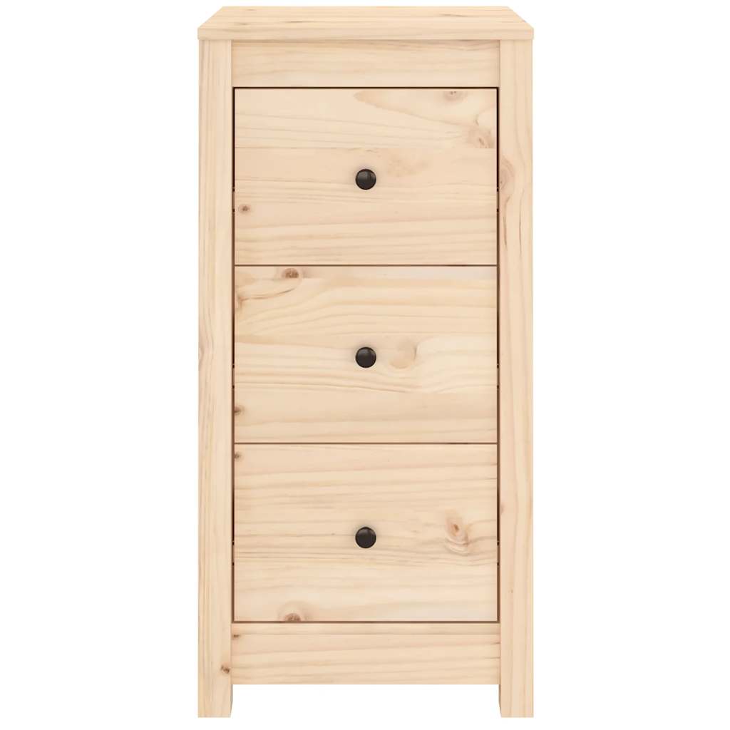 Skænk 40x35x80 Cm Massivt Fyrretræ