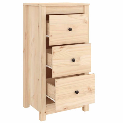 Skænk 40x35x80 Cm Massivt Fyrretræ