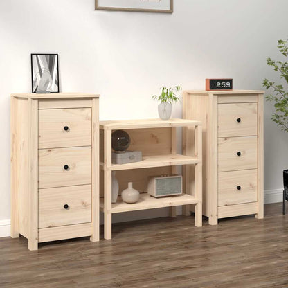 Skænk 40x35x80 Cm Massivt Fyrretræ