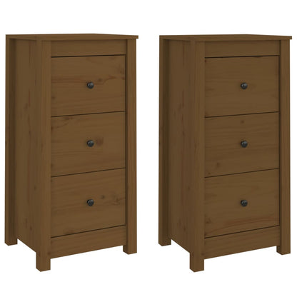 Skænk 40x35x80 Cm Massivt Fyrretræ