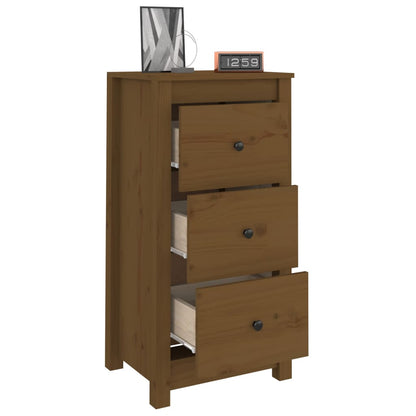 Skænk 40x35x80 Cm Massivt Fyrretræ