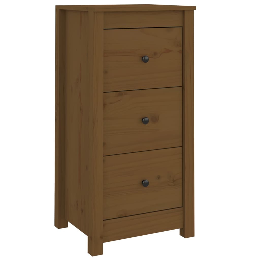 Skænk 40x35x80 Cm Massivt Fyrretræ