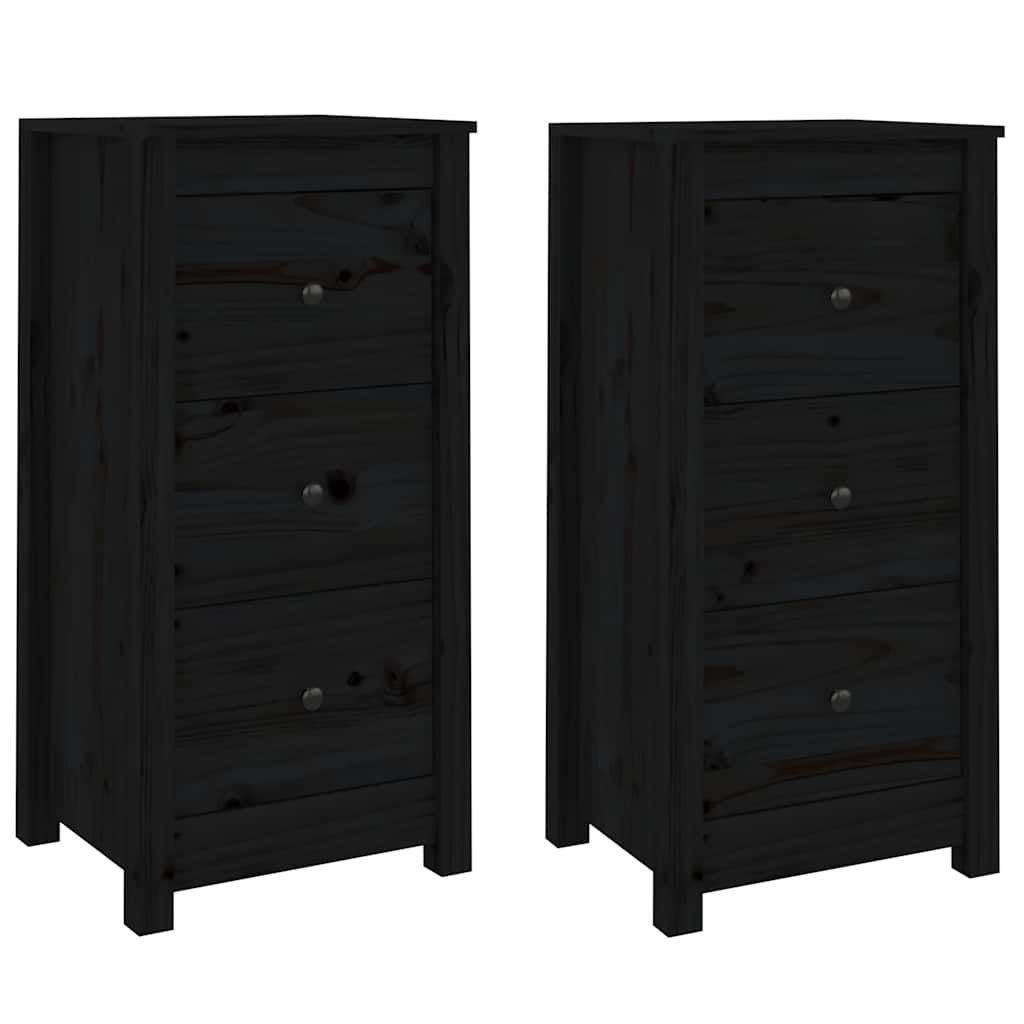 Skænk 40x35x80 Cm Massivt Fyrretræ