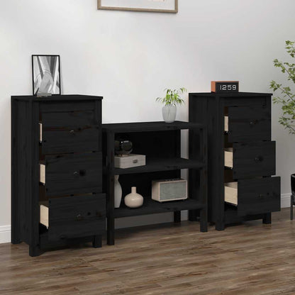 Skænk 40x35x80 Cm Massivt Fyrretræ