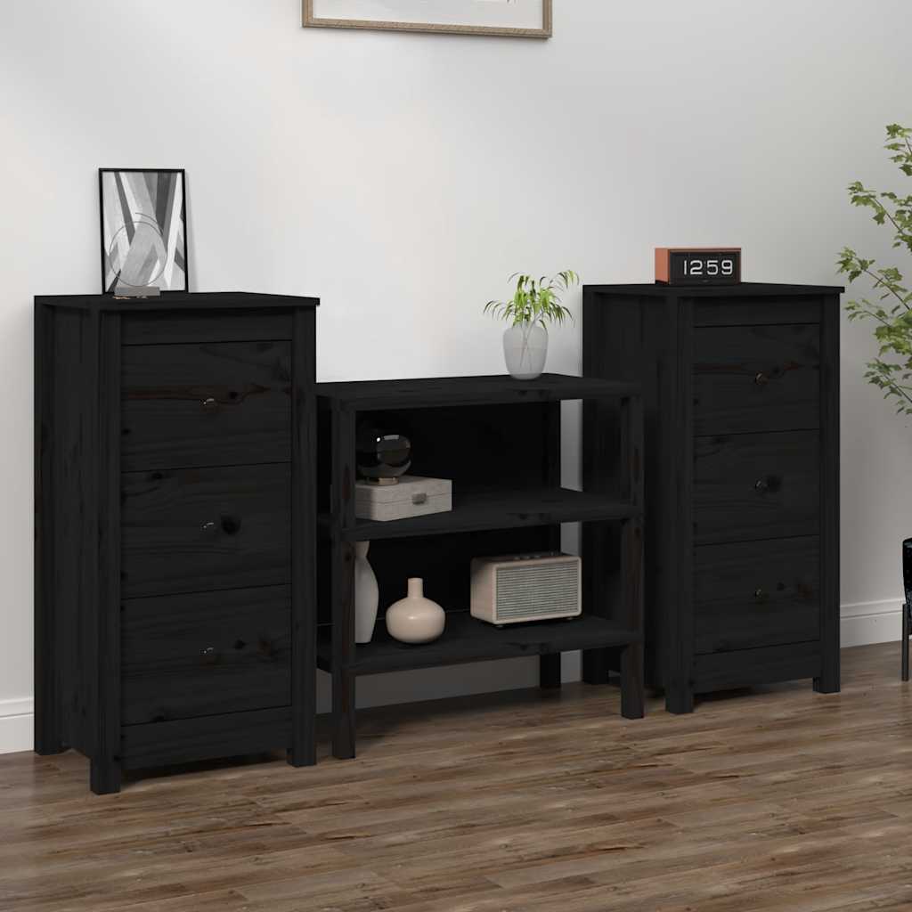 Skænk 40x35x80 Cm Massivt Fyrretræ