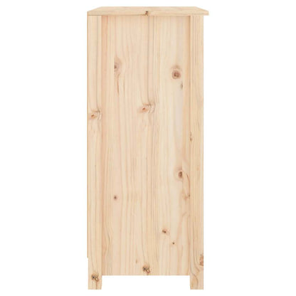 Skænk 70x35x80 Cm Massivt Fyrretræ