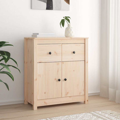 Skænk 70x35x80 Cm Massivt Fyrretræ