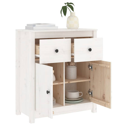 Skænk 70x35x80 Cm Massivt Fyrretræ