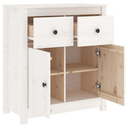Skænk 70x35x80 Cm Massivt Fyrretræ
