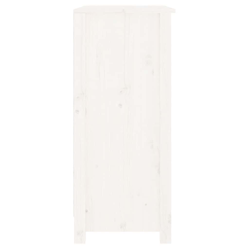 Skænk 70x35x80 Cm Massivt Fyrretræ