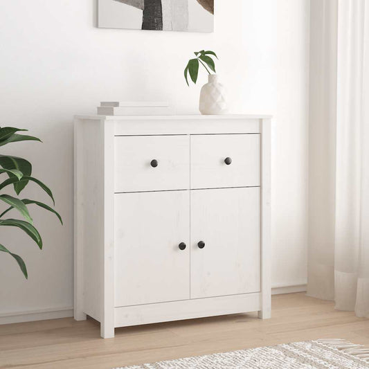 Skænk 70x35x80 Cm Massivt Fyrretræ