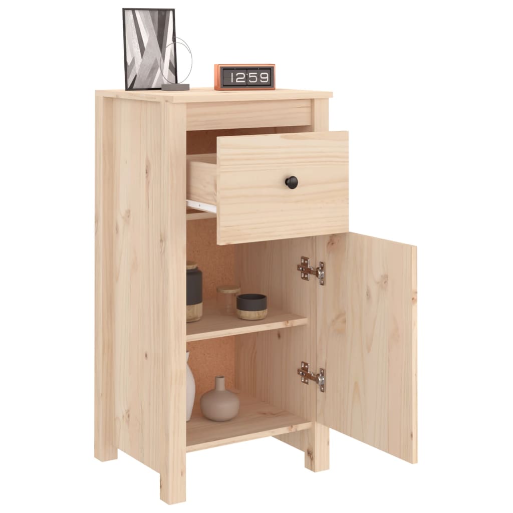 Skænk 40x35x80 Cm Massivt Fyrretræ