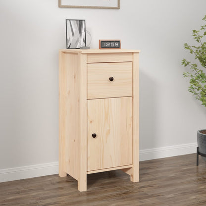 Skænk 40x35x80 Cm Massivt Fyrretræ