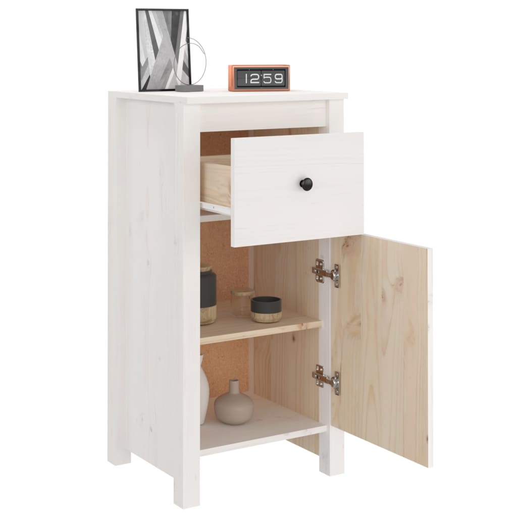 Skænk 40x35x80 Cm Massivt Fyrretræ