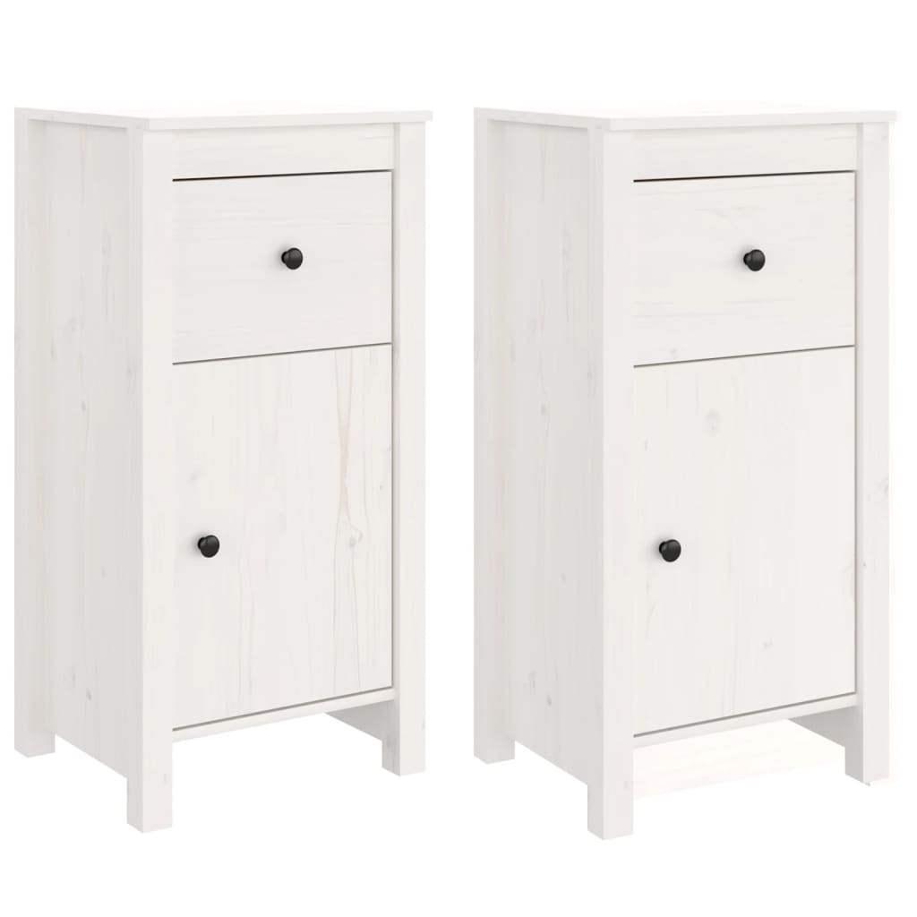 Skænk 40x35x80 Cm Massivt Fyrretræ