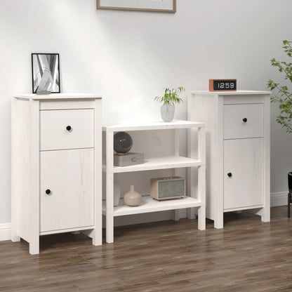 Skænk 40x35x80 Cm Massivt Fyrretræ