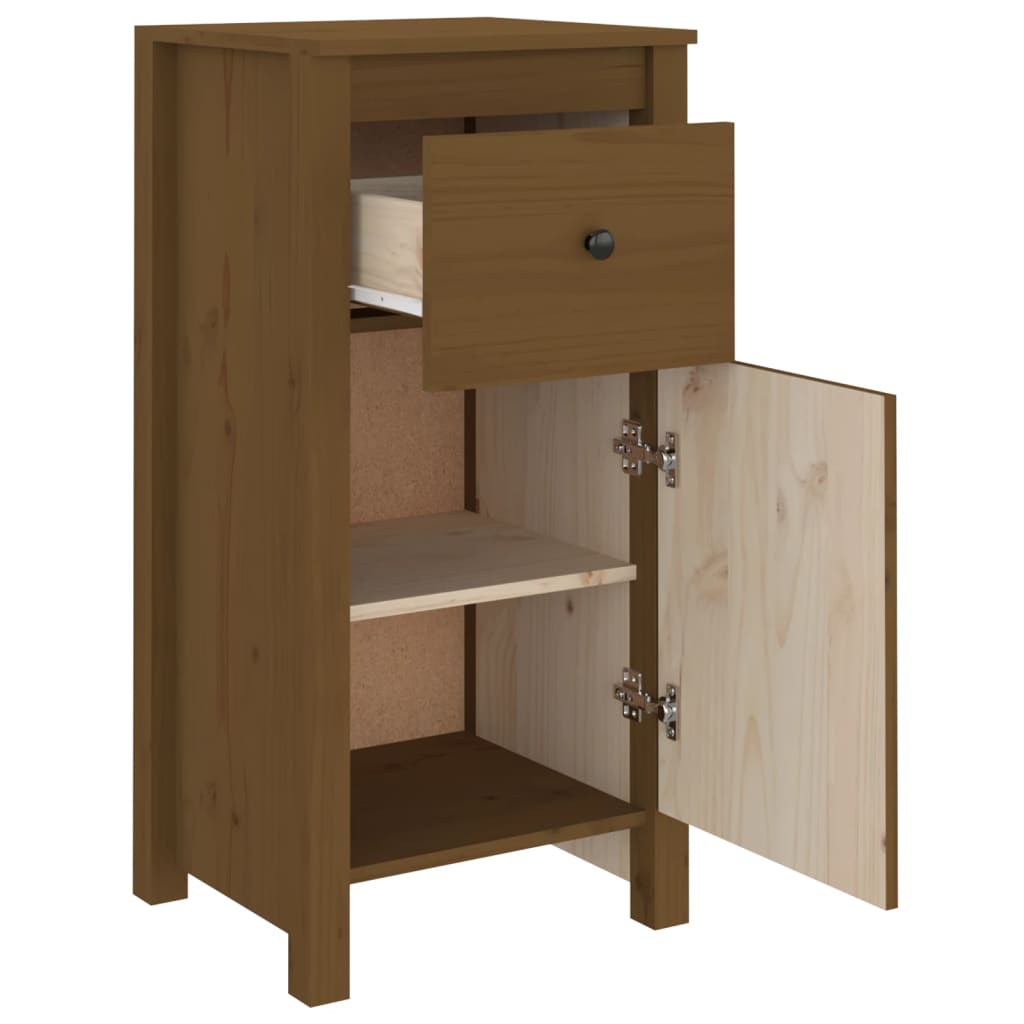 Skænk 40x35x80 Cm Massivt Fyrretræ