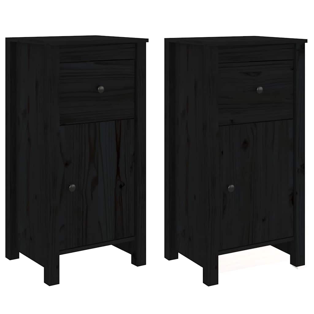 Skænk 40x35x80 Cm Massivt Fyrretræ