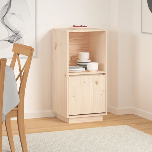 Skænk 38X35X80 Cm Massivt Fyrretræ