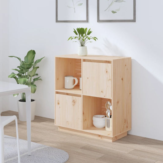 Skænk 74X35X80 Cm Massivt Fyrretræ