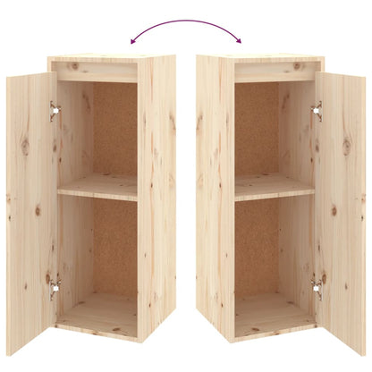 Tv-Skabe 4 Dele Massivt Fyrretræ