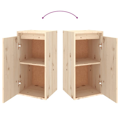 Tv-Skabe 4 Dele Massivt Fyrretræ