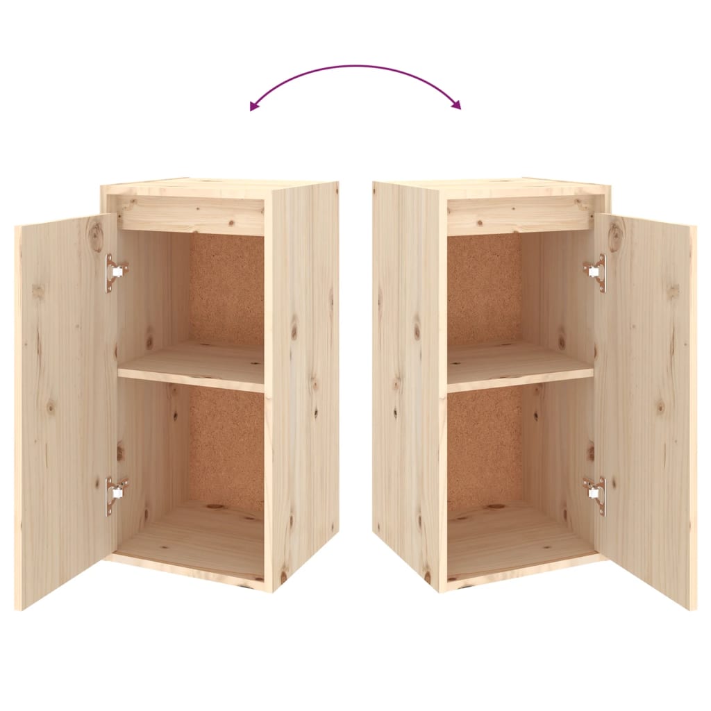 Tv-Skabe 4 Dele Massivt Fyrretræ