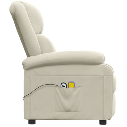 Eldrevet Massagestol Fløjl