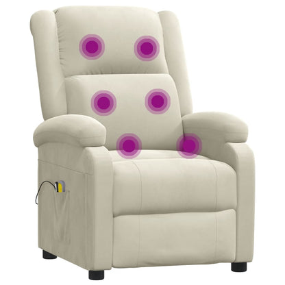 Eldrevet Massagestol Fløjl