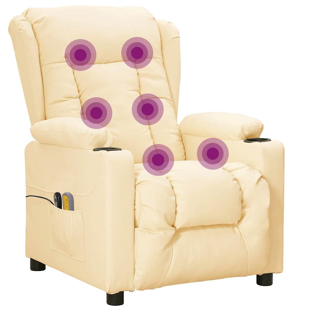 Eldrevet Massagestol Kunstlæder