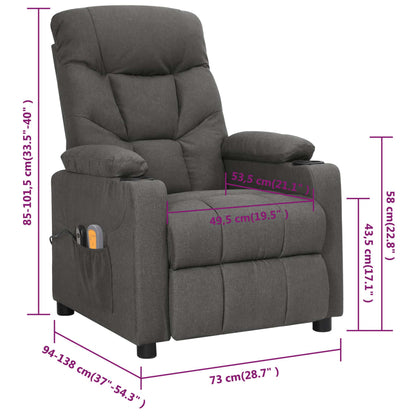 Eldrevet Massagestol Stof