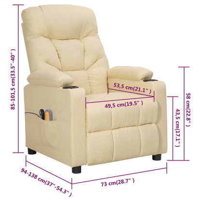 Eldrevet Massagestol Stof