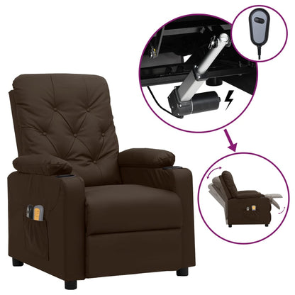 Eldrevet Massagestol Kunstlæder