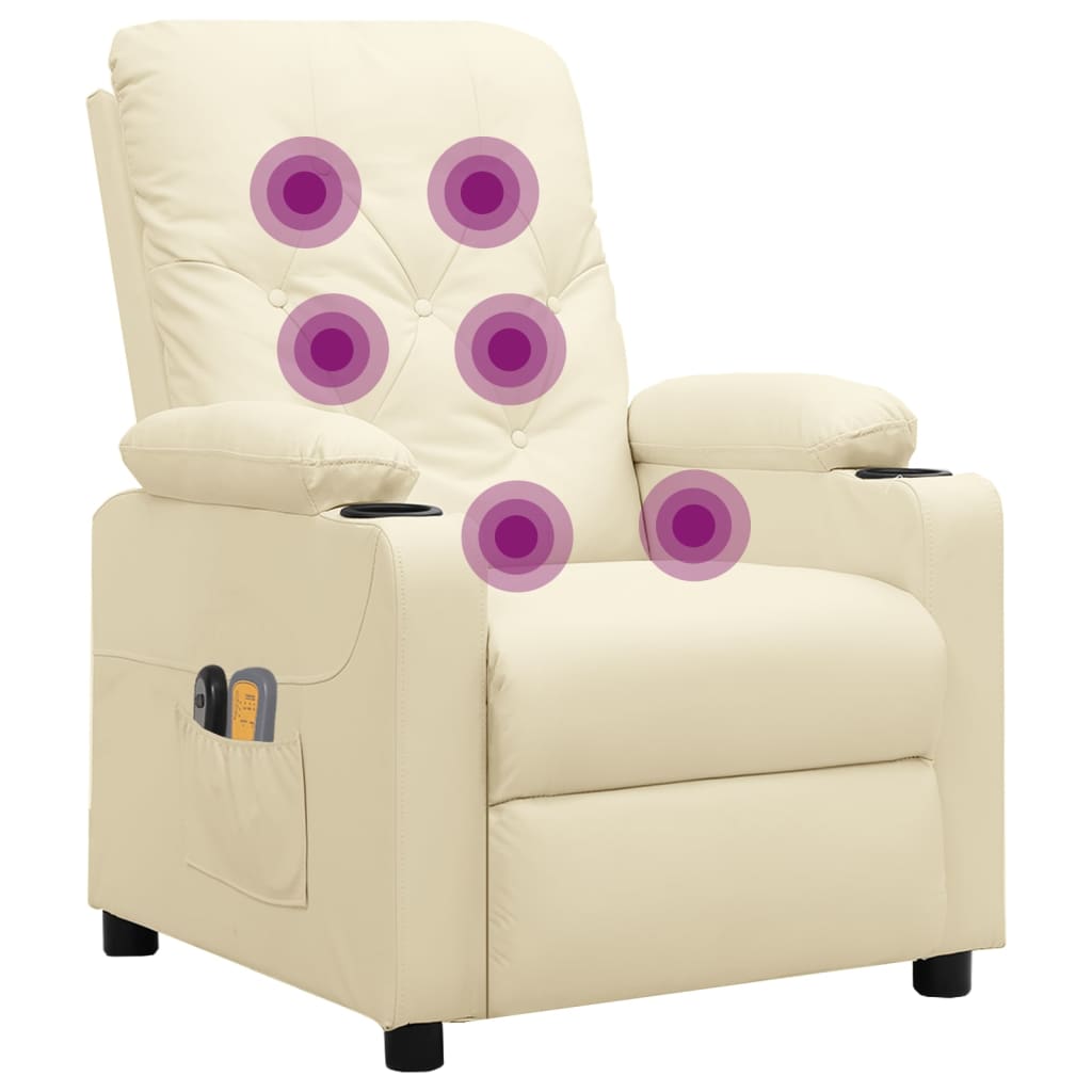 Eldrevet Massagestol Kunstlæder