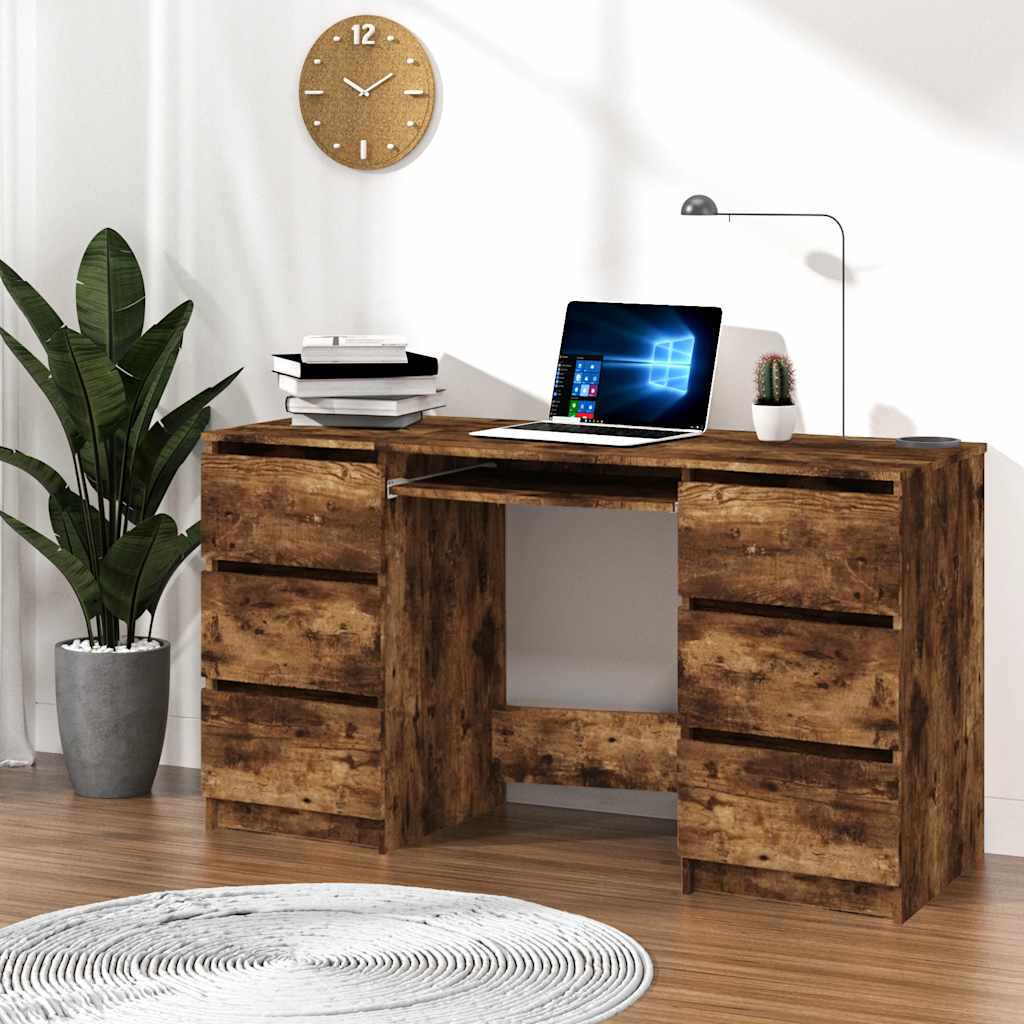 Bord Med Skuffe 140 X 50 X 76 Cm Konstrueret - Variant 815438