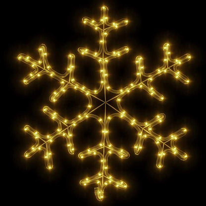 Snefnug Julefigur 144 LED'er Varmt Hvidt Lys 59x59 Cm - Billede 3