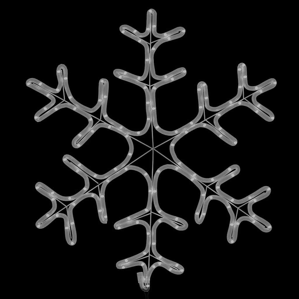 Snefnug Julefigur 144 LED'er Varmt Hvidt Lys 59x59 Cm - Billede 4
