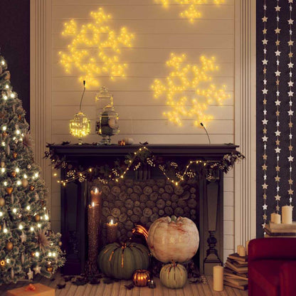 Snefnug Julefigur 144 LED'er Varmt Hvidt Lys 59x59 Cm - Hovedbillede
