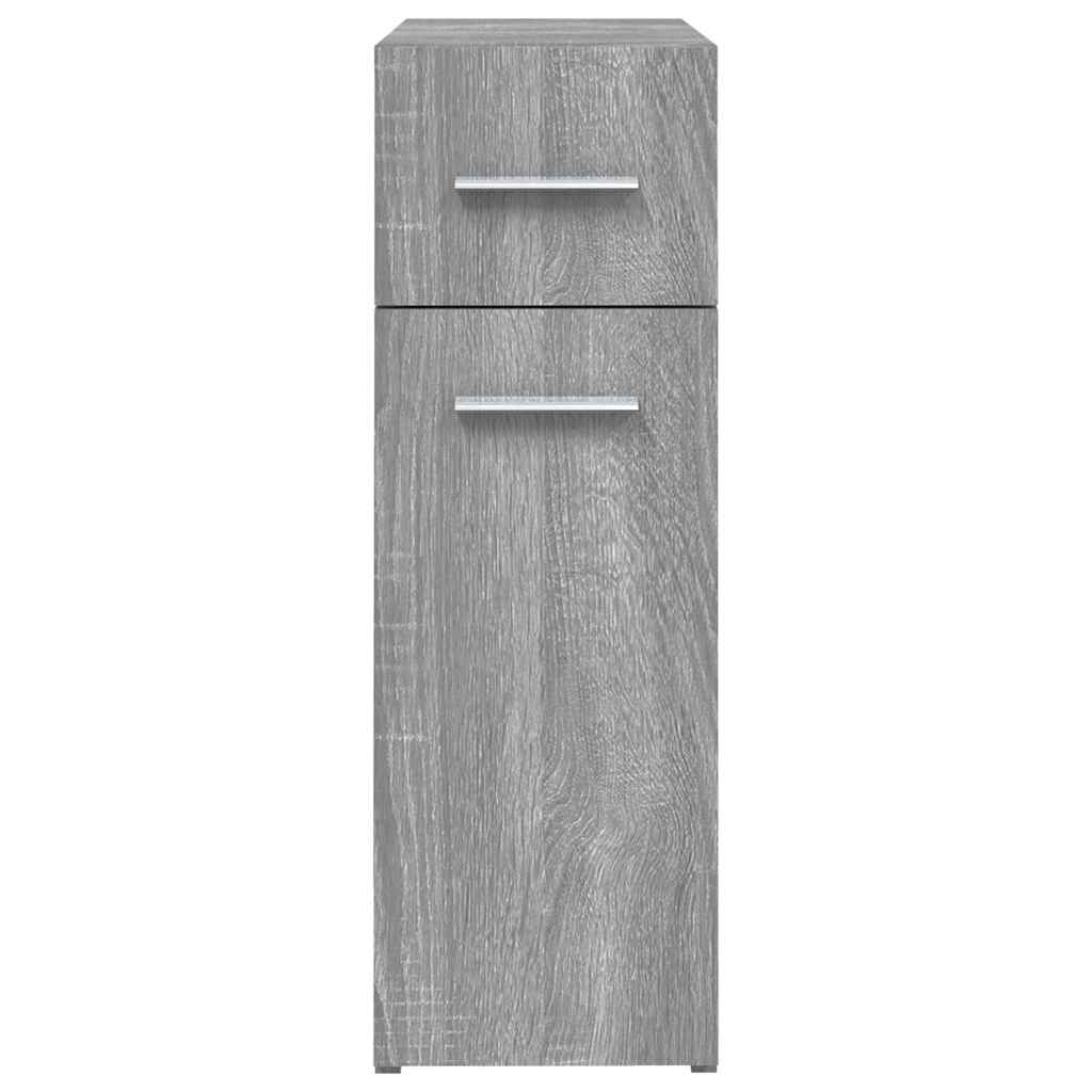 Udtræksskab 20x45,5x60 Cm Konstrueret Træ - Billede 5