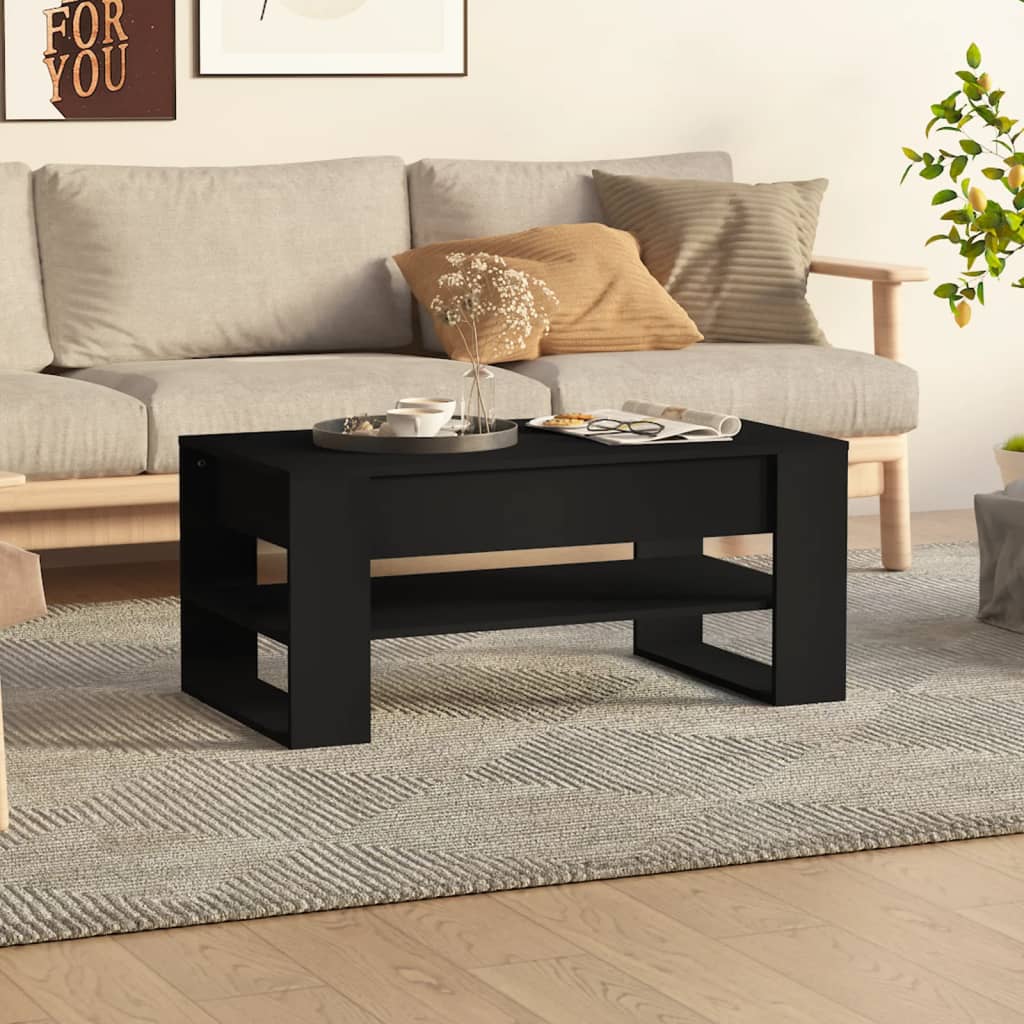 Sofabord 102x55x45 Cm Konstrueret Træ - Variant 810900