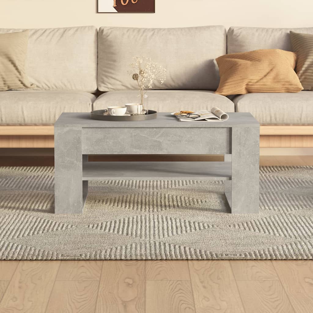 Sofabord 102x55x45 Cm Konstrueret Træ - Billede 5