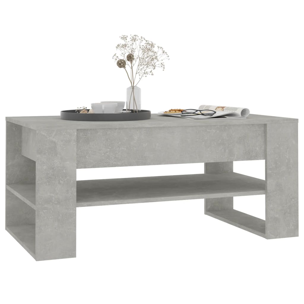 Sofabord 102x55x45 Cm Konstrueret Træ - Billede 6
