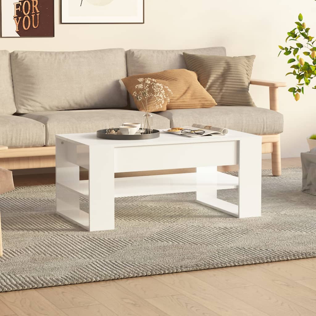 Sofabord 102x55x45 Cm Konstrueret Træ - Variant 810905
