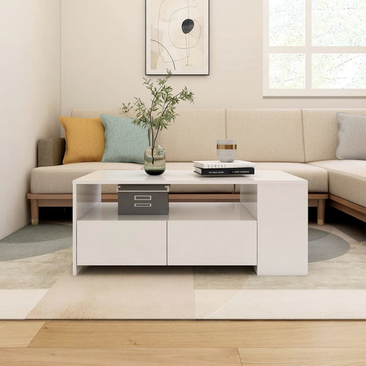 Sofabord 102X55X42 Cm Konstrueret Træ