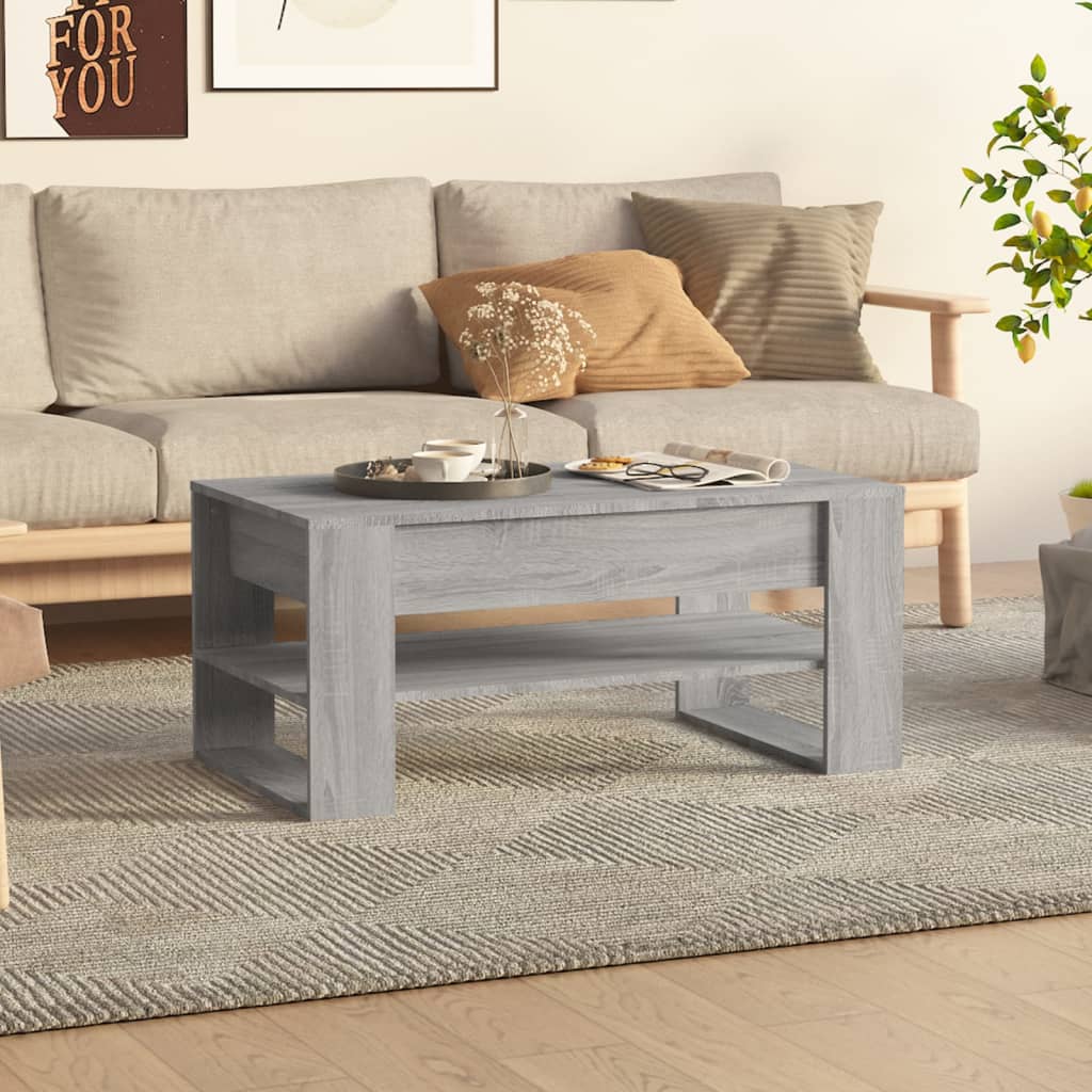 Sofabord 102x55x45 Cm Konstrueret Træ - Variant 816929