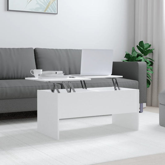 Sofabord 102X50,5X46,5 Cm Konstrueret Træ